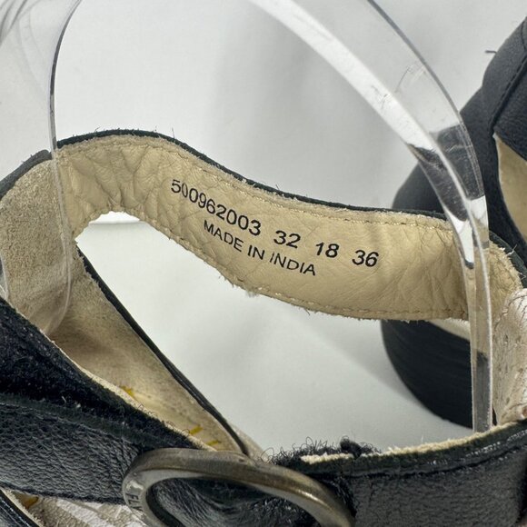 Fly London Wedge Sandals Size 36/6 Open Toe Color Block Ankle Strap - Picture 2 of 15